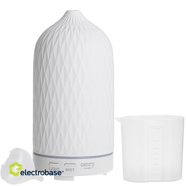 Camry | Ultrasonic aroma diffuser 3in1 | CR 7970 | Ultrasonic | Suitable for rooms up to 25 m² | White фото 3