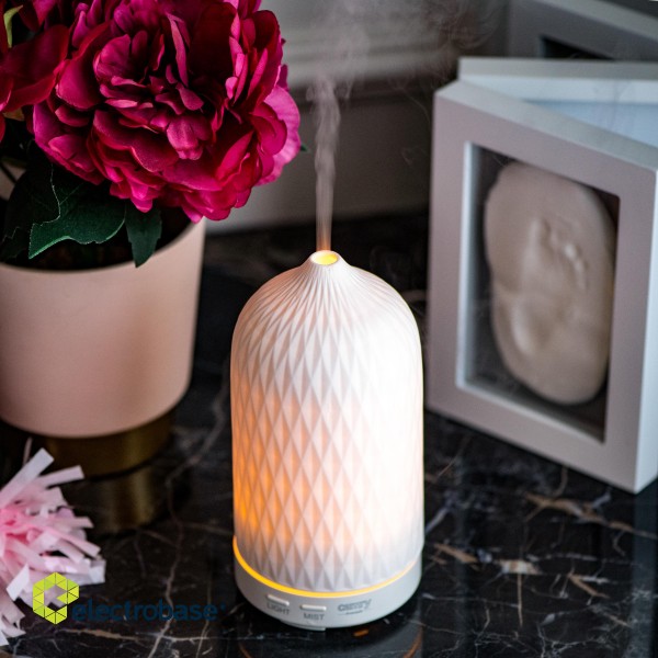 Camry | Ultrasonic aroma diffuser 3in1 | CR 7970 | Ultrasonic | Suitable for rooms up to 25 m² | White фото 9