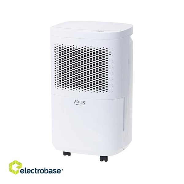 Adler | Air Dehumidifier | AD 7917 | Power 200 W | Suitable for rooms up to 60 m³ | Water tank capacity 2.2 L | White paveikslėlis 1