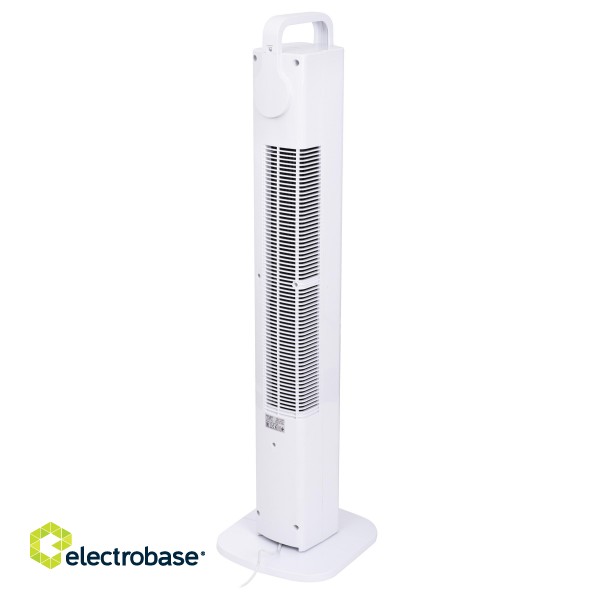 Adler | Fan | AD 7333 | Fan Tower | White | Diameter 109 cm | Number of speeds 3 | Oscillation | 120 W | Yes image 4