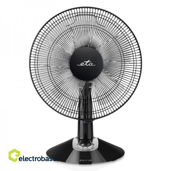ETA | Zefir ETA160790010 | Table Fan | Black | Diameter 30 cm | Number of speeds 3 | Oscillation | 45 W | No image 1