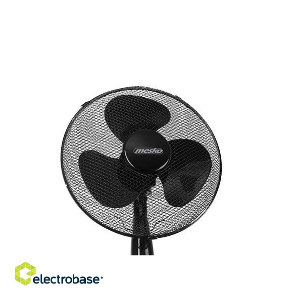 Mesko | Fan | MS 7311 | Stand Fan | Black | Diameter 40 cm | Number of speeds 3 | Oscillation | 45 W | No image 3