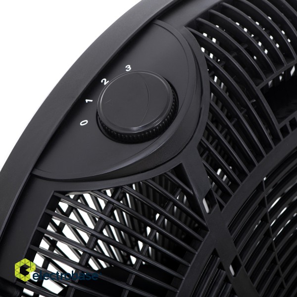 Mesko | Fan | MS 7330 | Velocity floor | Black | Diameter 50 cm | Number of speeds 3 | Oscillation | 180 W | No image 6