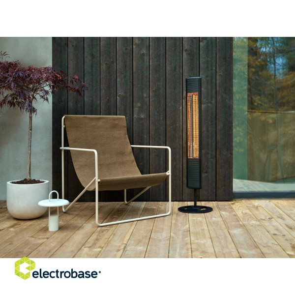 Mill | Outdoor Heater | OH2000ULGPFLOOR | Patio heater | 2000 W | Number of power levels | Suitable for rooms up to  m³ | Suitable for rooms up to  m² | Black | IP65 image 3