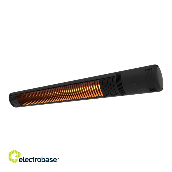 Mill | Outdoor Heater | OH2000ULGPSLIM | Patio heater | 2000 W | Black | IP65 image 2