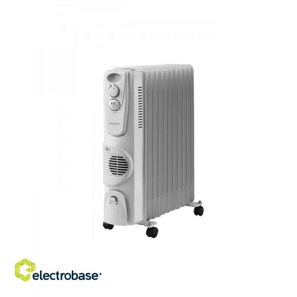 ORAVA | OH-11A | Oil Filled Radiator | 2500 W | Number of power levels 3 | White image 1