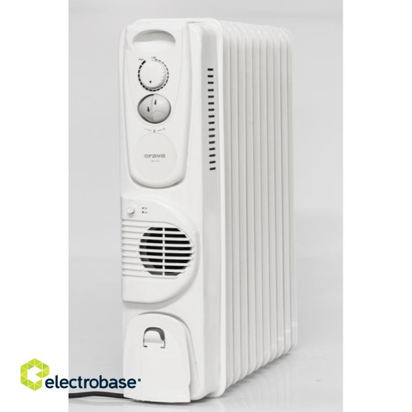 ORAVA | OH-11A | Oil Filled Radiator | 2500 W | Number of power levels 3 | White image 2