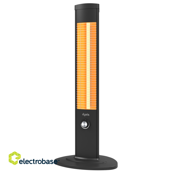 Simfer | Indoor Comfort Electric Dicatronic Quartz Heater | DYSIS HTR-7405 | Infrared | 2000 W | Suitable for rooms up to 20 m³ | Suitable for rooms up to 20 m² | Black | N/A image 1