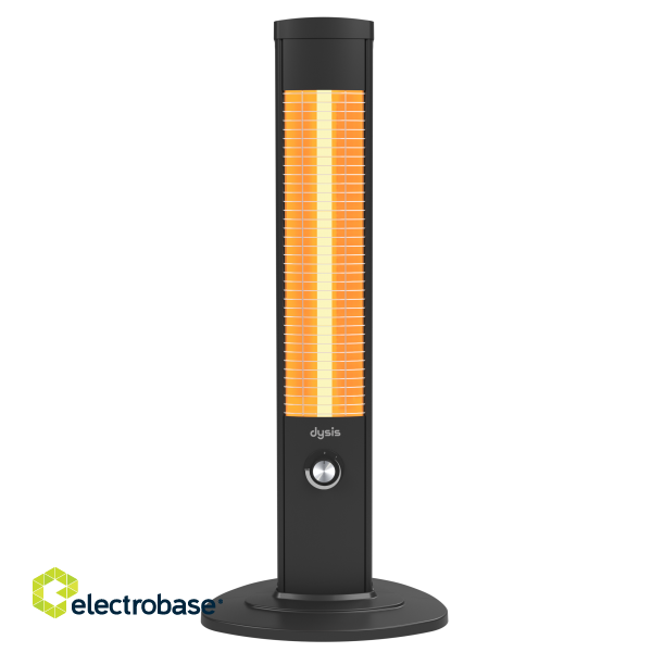 Simfer | Indoor Comfort Electric Dicatronic Quartz Heater | DYSIS HTR-7405 | Infrared | 2000 W | Suitable for rooms up to 20 m³ | Suitable for rooms up to 20 m² | Black | N/A image 2