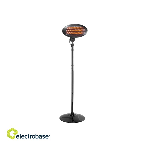 Tristar | Heater | KA-5287 | Patio heater | 2000 W | Number of power levels 3 | Suitable for rooms up to 20 m² | Black | IPX4 image 2