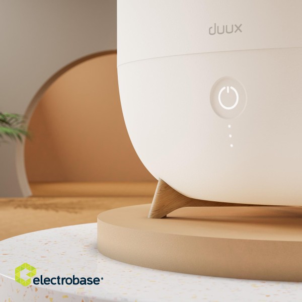 Duux | Smart Humidifier | Neo | Water tank capacity 5 L | Suitable for rooms up to 50 m² | Ultrasonic | Humidification capacity 500 ml/hr | Greige image 8