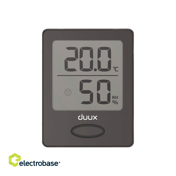 Duux | Sense | Black | LCD display | Hygrometer + Thermometer image 4