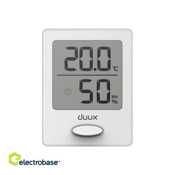 Duux | White | LCD display | Hygrometer + Thermometer | Sense image 6