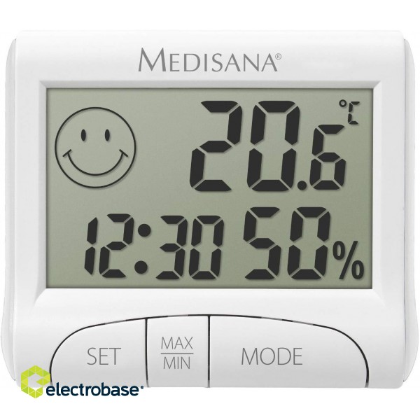 Medisana | White | Digital Thermo Hygrometer | HG 100 фото 1