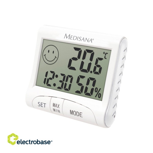 Medisana | White | Digital Thermo Hygrometer | HG 100 фото 2
