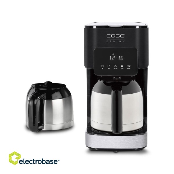 Caso | Coffee Maker with Two Insulated Jugs | Taste & Style Duo Thermo | Drip | 800 W | Black/Stainless Steel фото 1