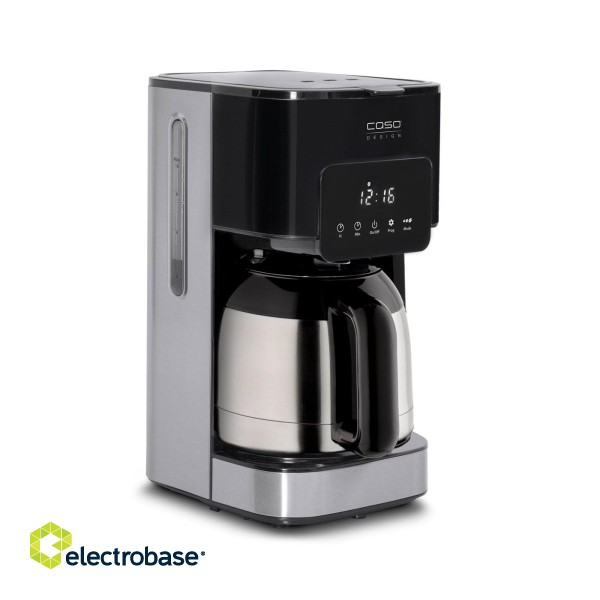 Caso | Coffee Maker with Two Insulated Jugs | Taste & Style Duo Thermo | Drip | 800 W | Black/Stainless Steel paveikslėlis 2