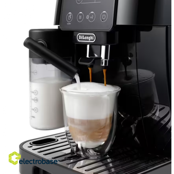 Delonghi | Coffee Maker | ECAM 220.60.B Magnifica Start | Pump pressure 15 bar | Built-in milk frother | Fully Automatic | 1450 W | Black image 3