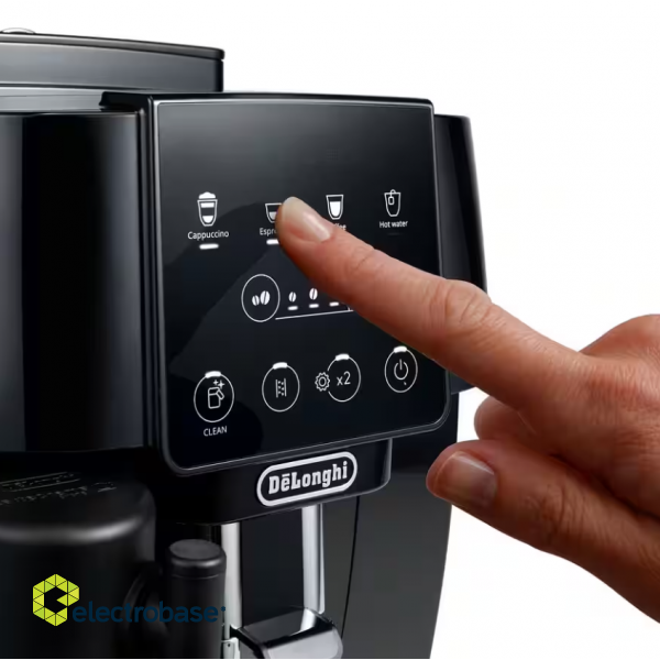 Delonghi | Coffee Maker | ECAM 220.60.B Magnifica Start | Pump pressure 15 bar | Built-in milk frother | Fully Automatic | 1450 W | Black image 4