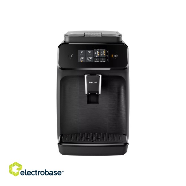Philips | Coffee maker Series 1200 | EP1200/00 | Pump pressure 15 bar | Automatic | 1500 W | Black image 2