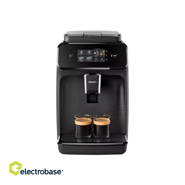 Philips | Coffee maker Series 1200 | EP1200/00 | Pump pressure 15 bar | Automatic | 1500 W | Black image 3