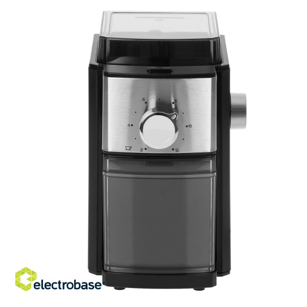 Adler | Coffee Grinder | AD 4448 | 300 W | Coffee beans capacity 250 g | Number of cups 12 per container pc(s) | Black image 2
