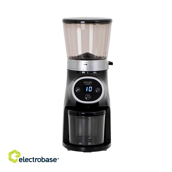 Adler | Coffee Grinder | AD 4450 Burr | 300 W | Coffee beans capacity 300 g | Number of cups 1-10 pc(s) | Black image 1