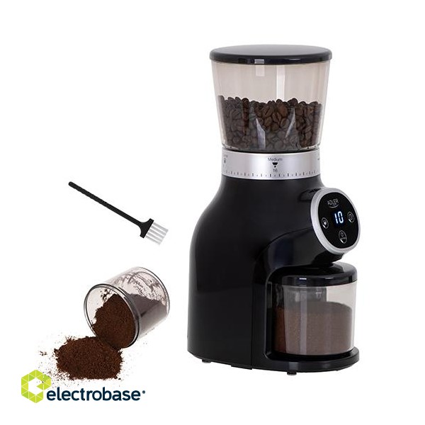 Adler | Coffee Grinder | AD 4450 Burr | 300 W | Coffee beans capacity 300 g | Number of cups 1-10 pc(s) | Black image 3