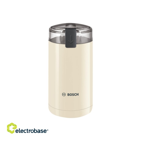 Bosch | Coffee Grinder | TSM6A017C | 180 W | Coffee beans capacity 75 g | Beige фото 4