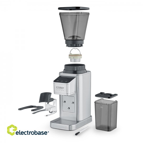 Caso Coffee Grinder | Barista Chef Inox | 150 W | Coffee beans capacity 250 g | Number of cups 12 pc(s) | Stainless Steel image 4