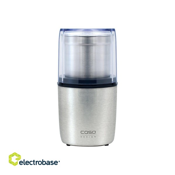 Caso | Electric coffee grinder | 1830 | 200 W W | Lid safety switch | Number of cups 8 pc(s) | Stainless steel image 1