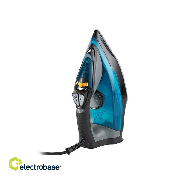 Adler | Iron | AD 5032 | Steam Iron | 3000 W | Water tank capacity 350 ml | Continuous steam 45 g/min | Steam boost performance 80 g/min | Blue/Grey image 3