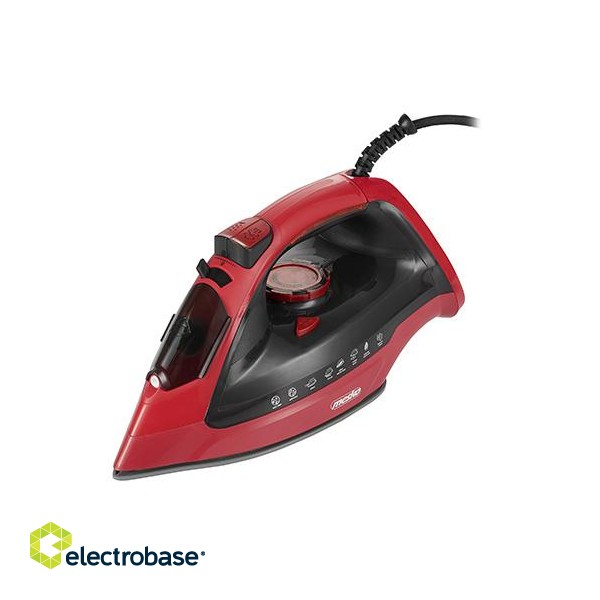 Mesko | Iron | MS 5031 | Steam Iron | 2400 W | Water tank capacity  ml | Continuous steam 40 g/min | Steam boost performance 70 g/min | Red/Black image 1