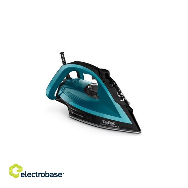 TEFAL | FV6832E0 | Steam Iron | 2800 W | Water tank capacity 270 ml | Continuous steam 50 g/min | Steam boost performance 260 g/min | Black/Blue image 2