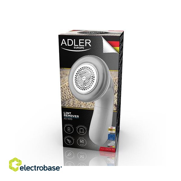 Adler | Lint remover | AD 9616 | White | Battery operated фото 5