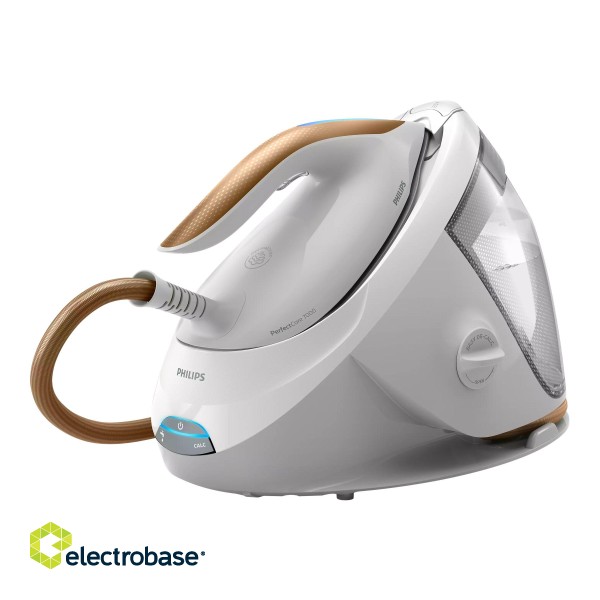 Philips | PerfectCare 7000 Series PSG7040/10 | Iron | 2100 W | Water tank capacity 1800 ml | Calc-clean function | White/Bronze | Auto power off | 8 bar фото 2