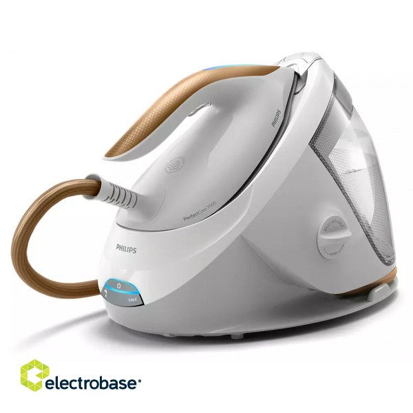 Philips | PerfectCare 7000 Series PSG7040/10 | Iron | 2100 W | Water tank capacity 1800 ml | Calc-clean function | White/Bronze | Auto power off | 8 bar фото 1