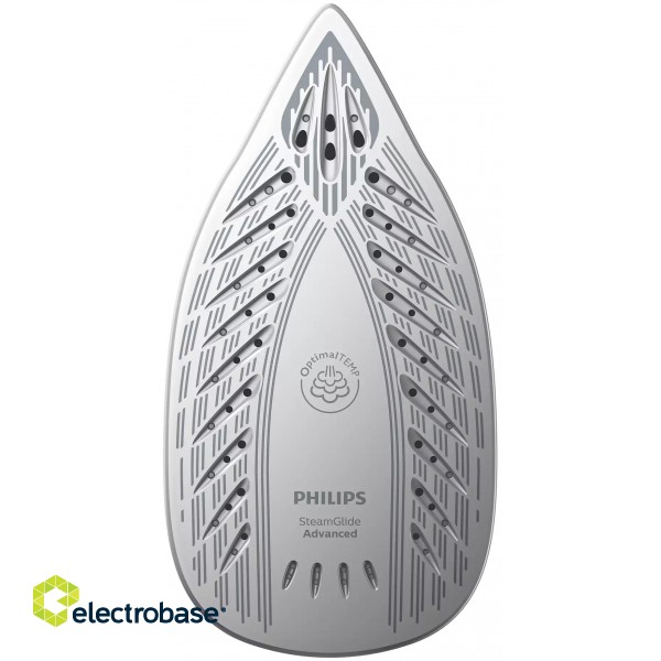 Philips | Steam Generator Iron | PSG6066/20 PerfectCare 6000 Series | 2400 W | 1.8 L | 8 bar | Auto power off | Vertical steam function | Calc-clean function | Black/Gold image 4