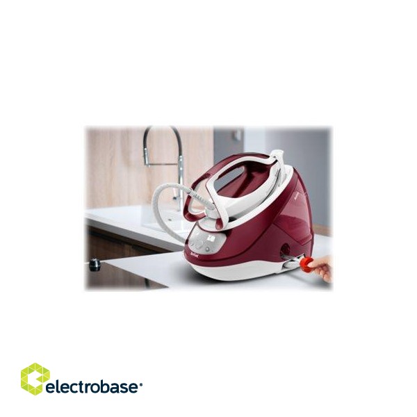 TEFAL | Ironing System Pro Express Protect | GV9220E0 | 2600 W | 1.8 L | bar | Auto power off | Vertical steam function | Calc-clean function | Red paveikslėlis 8