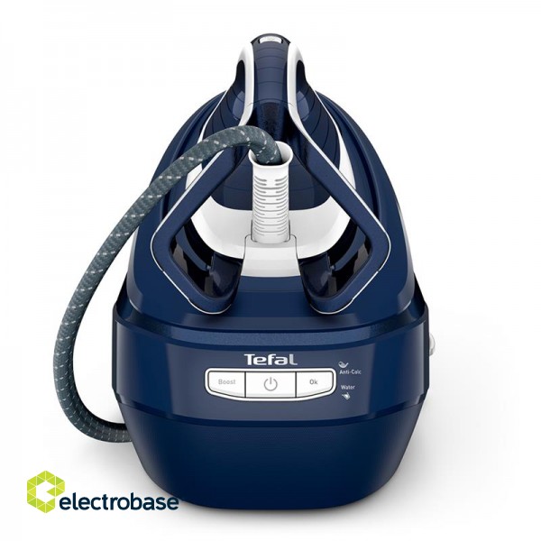 TEFAL | Steam Station | GV9812 Pro Express | 3000 W | 1.2 L | 8.1 bar | Auto power off | Vertical steam function | Calc-clean function | Blue image 3