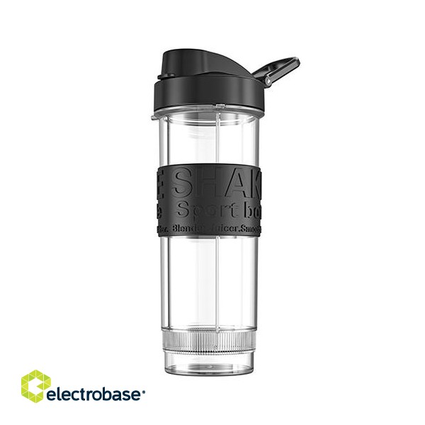 Adler | Blender | AD 4081 | Tabletop | 800 W | Jar material BPA Free Plastic | Jar capacity 0.4 + 0.57 L | Ice crushing | Black/Stainless steel image 5