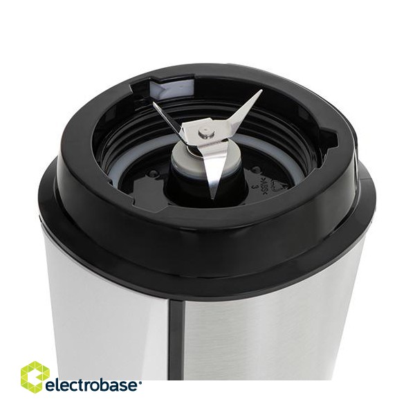 Adler | Blender | AD 4081 | Tabletop | 800 W | Jar material BPA Free Plastic | Jar capacity 0.57 and 0.4 L | Ice crushing | Black/Stainless steel image 8