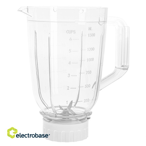 Adler | Blender with jar | AD 4085 | Tabletop | 1000 W | Jar material Plastic | Jar capacity 1.5 L | White image 7