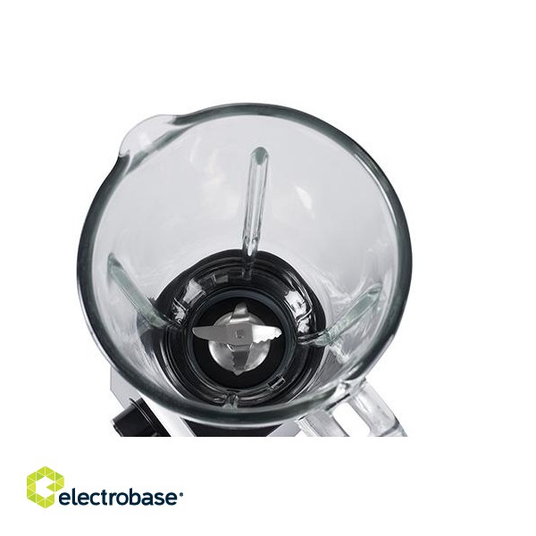 Camry | Blender | CR 4077 | Tabletop | 500 W | Jar material Glass | Jar capacity 1.5 L | Ice crushing | Black/Stainless steel image 3
