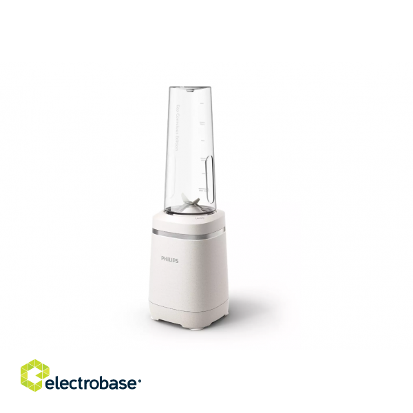 Philips Eco Conscious Edition Blender | HR2500/00 | Tabletop | 350 W | Jar material Glass | Jar capacity 0.6 L | White Matt image 1