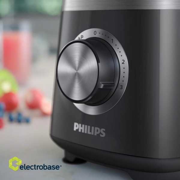 Philips Blender | HR3032/00 | Tabletop | 1200 W | Jar material Glass | Jar capacity 2 L | Ice crushing | Stainless steel image 3