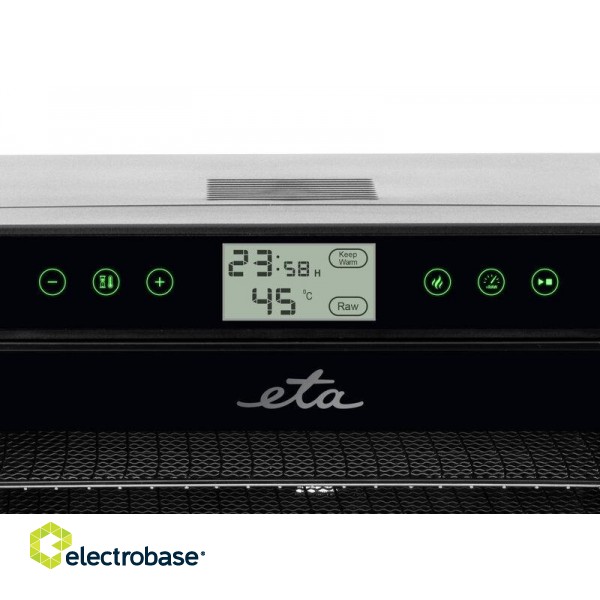 ETA | Fruit dryer | Vital Air II ETA230290000 | Power 650 W | Number of trays 10 | Temperature control | Integrated timer | Black image 5