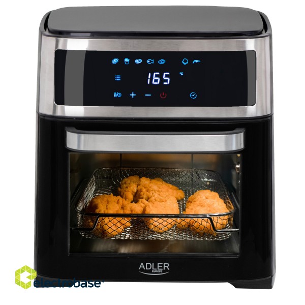 Adler | AD 6309 | Airfryer Oven | Power 1700 W | Capacity 13 L | Stainless steel/Black image 3