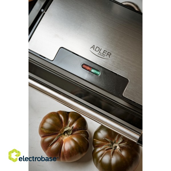 Adler | Electric Grill | AD 3052 | Table | 1200 W | Stainless steel paveikslėlis 3