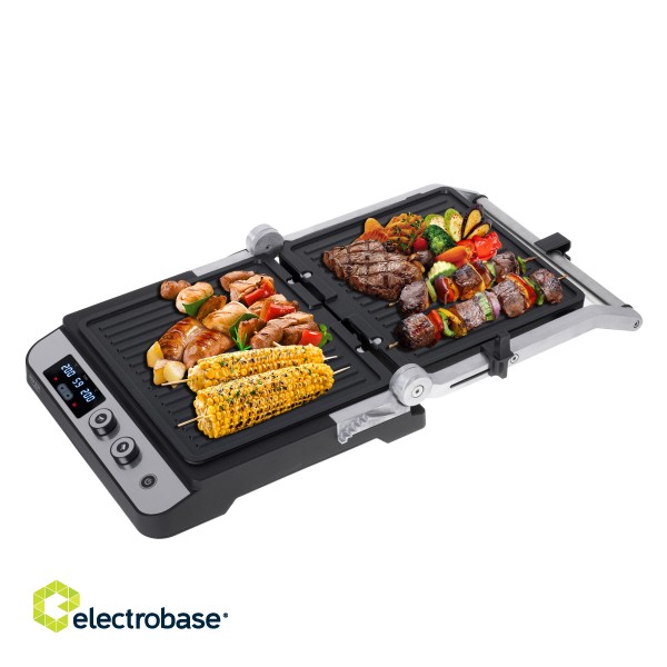 Adler | Electric Grill | AD 3059 | Table | 3000 W | Stainless steel/Black image 5